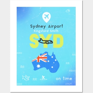 SYD Kingford Smith airport Posters and Art